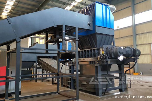 江苏大件垃圾处置中心,大件垃圾撕碎处理生产线项目案例