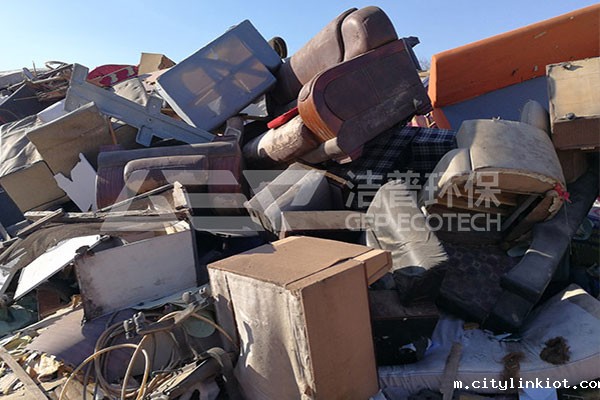 大件垃圾(旧家具)破碎分选预处理,大件华体会·(hth)体育生产线案例