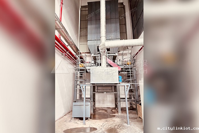 江苏大件垃圾破碎处置设备中转站项目