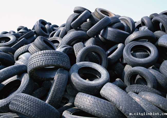 垃圾残渣成路基 废旧轮胎来铺路