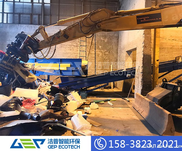 废塑料桶破碎生产线,再生塑料破碎处理工艺流程介绍
