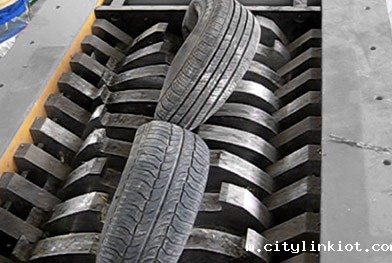 橡胶轮胎撕碎项目处理案例