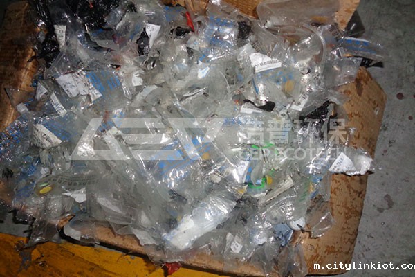 医疗华体会·(hth)体育处理流程,医疗废弃物预处理生产线现场