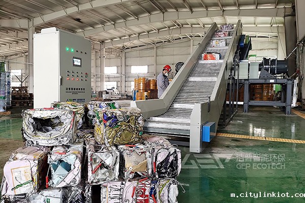 危险废物破碎处理生产线，铁桶油桶破碎处理项目案例介绍