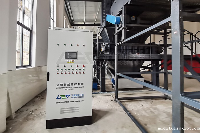 赣州大件垃圾(沙发,床垫)撕碎回收分选生产线项目