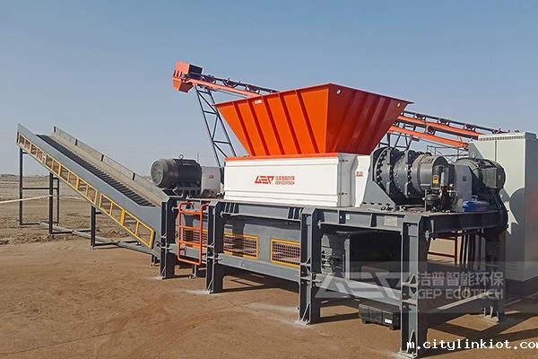 油泥塑料袋破碎设备，危废油泥塑料袋破碎处置生产线项目案例