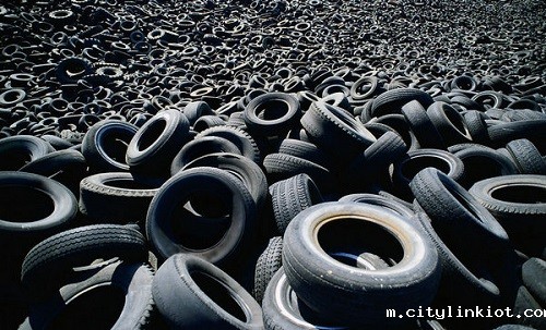 废旧轮胎丢弃现象严重 加工企业生存困难