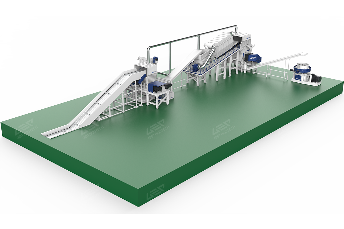 用于生物质热电联产的生物质燃料制备