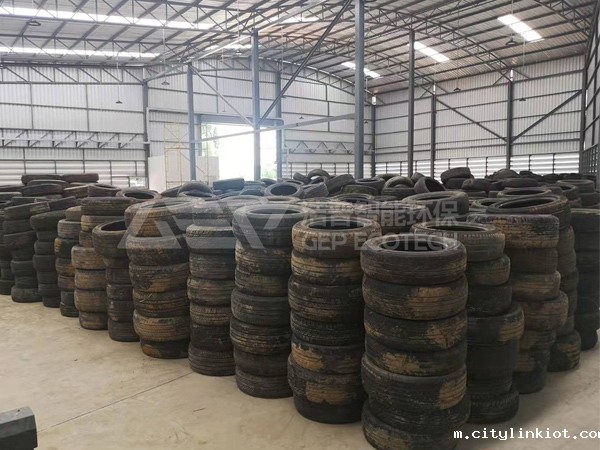 废旧轮胎处理生产线,废旧轮胎破碎处置工艺流程介绍