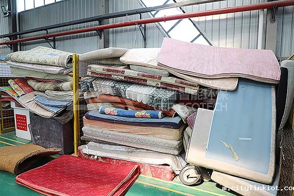 大件垃圾资源化处理工艺系统，解决沙发/床垫处置利用难题