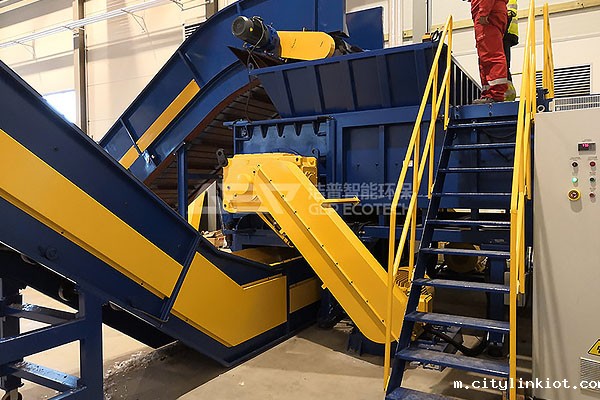 单轴撕碎机可以撕碎金属吗？