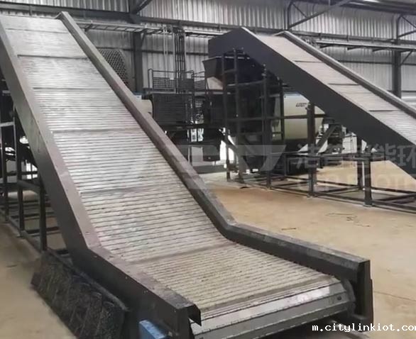 废旧轮胎破碎裂解生产线项目现场视频