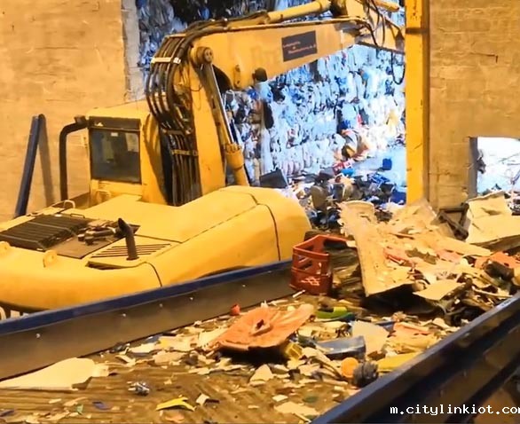 废旧塑料破碎生产线项目现场视频